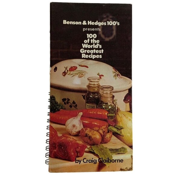 Benson & Hedges Presents 100 Of Worlds Greatest Recipes by Craig Claiborne 1976 - Picture 1 of 15